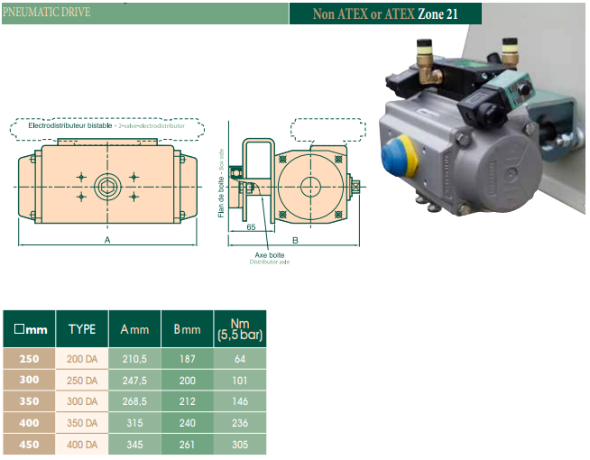 Flap Diverter Valve Pneumatic Actuation Kit